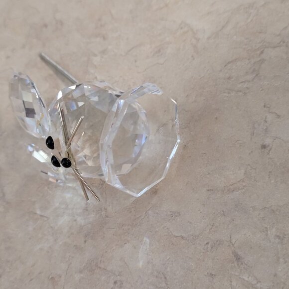 SWAROVSKI Crystal Mouse with Silver Spring Tail - Picture 6 of 7